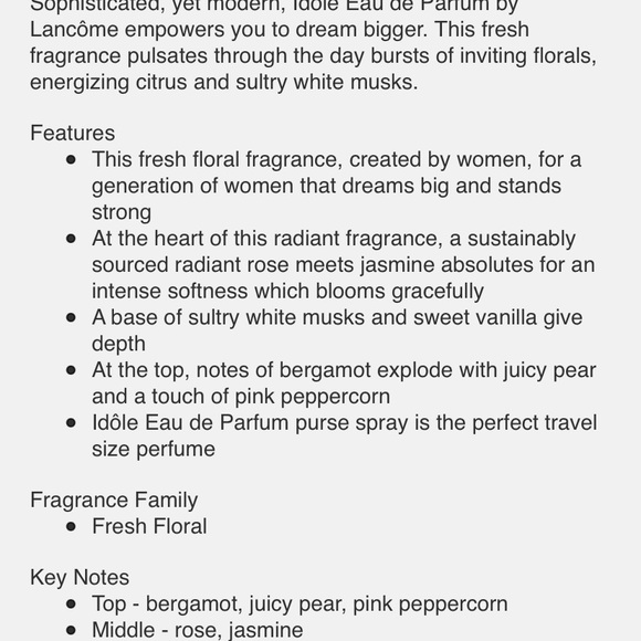 Lancôme idole le grand parfum - Picture 4 of 4